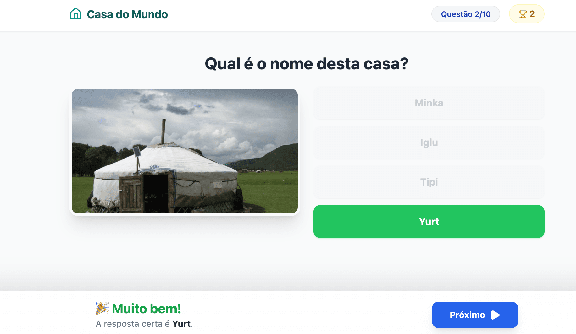 Houses of the World Quiz - A geography game about different types of houses